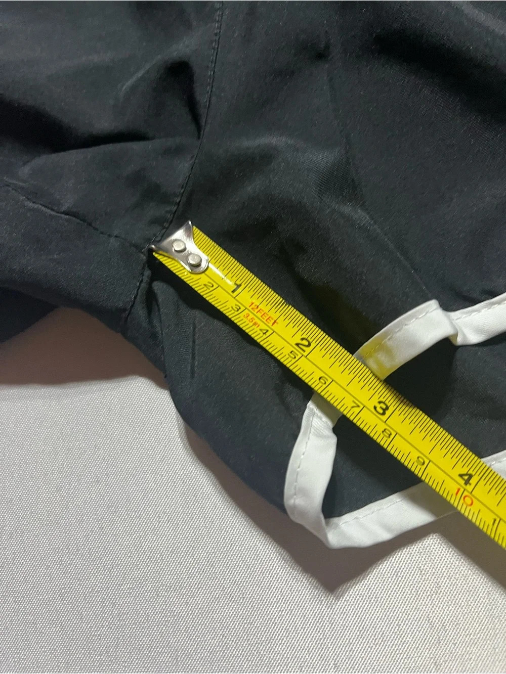 Nike Black Women's XSmall Athletic Elastic Waist Shorts with White Trim